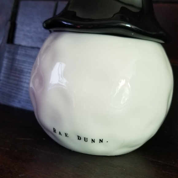 Rae Dunn BOO Gnome Candle jar canister happy Halloween ghost spooky trick or tre - Picture 5 of 5